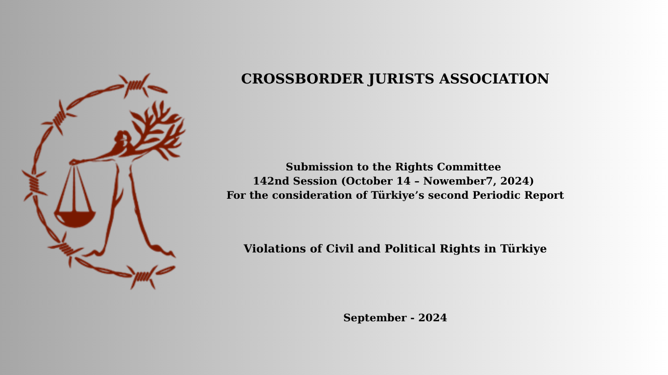 OHCR Submission for Violations of Civil and Political Rights in Türkiye